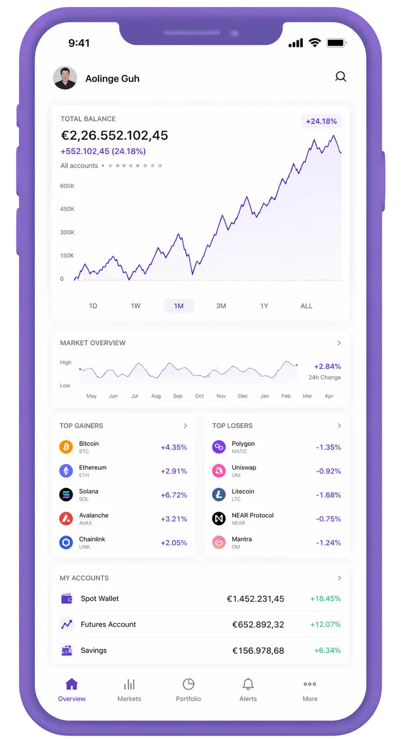Govital Base trading app